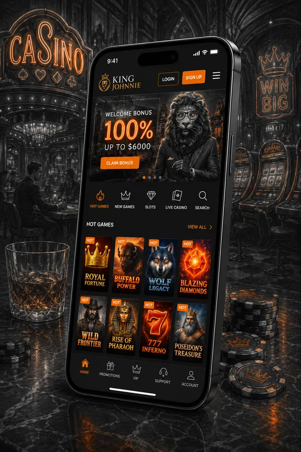King Johnnie mobile lobby preview